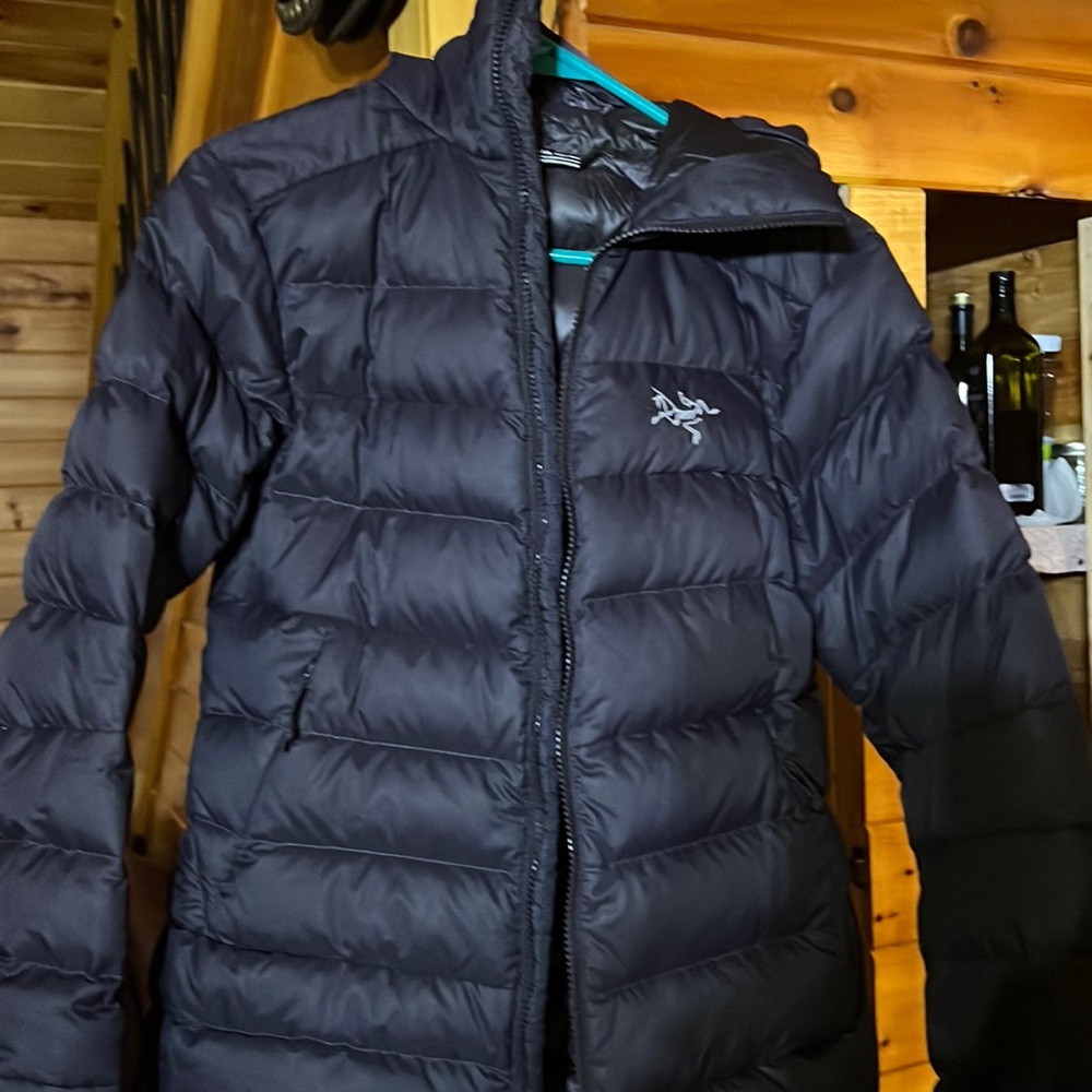 Arc Teryx down hooded puffy
